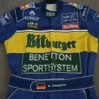 F1 MICHAEL SCHUMACHER BENETTON Embroidered race suit