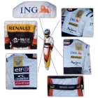 Fernando Alonso's 2008 Go-Kart Race Suit Adorned with Embroidery