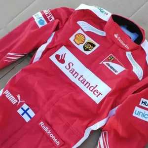 Collectible Kimi Raikkonen 2014 Embroidered Kart Race Suit In All Size