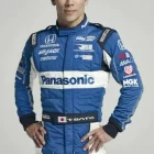 Panasonic T Sato Printed go kart race suit.