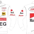 Embroidered Patches Jacket Gilles Villeneuve's Legacy