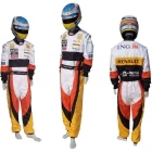 Fernando Alonso's 2008 Go-Kart Race Suit Adorned with Embroidery