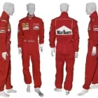 Go Kart Race Suit with Embroidered Patches: Nigel Mansell 1991 Edition