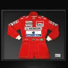 Ayrton Senna's F1 Era: Embrace the Legendary 1991 Suit with Embroidery Patches