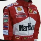 F1 Michael Schumacher 2001 printed go kart race suit.