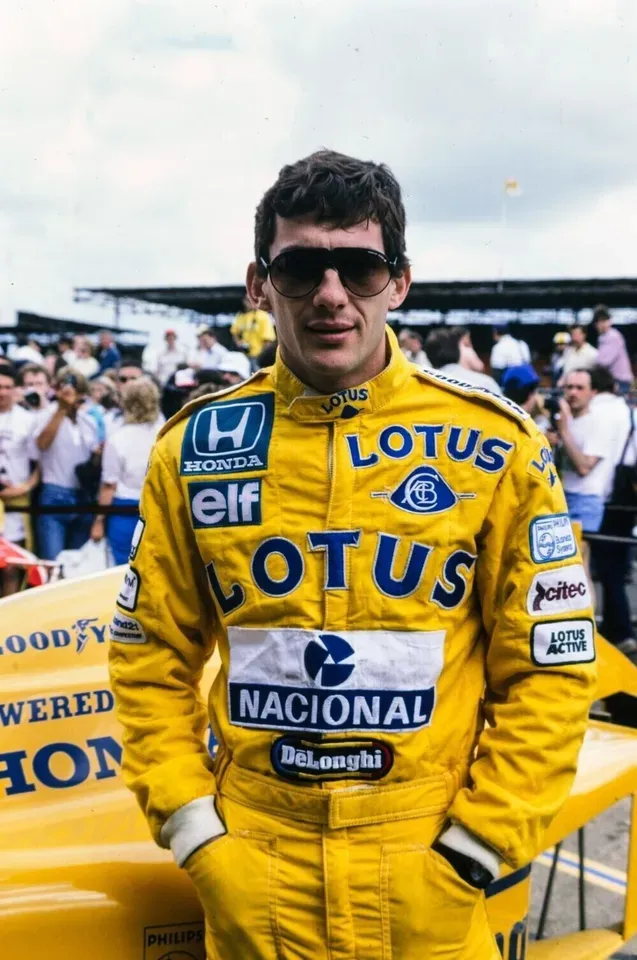 A Tribute to Ayrton Senna: Printed Lotus F1 Go Kart Race Suit