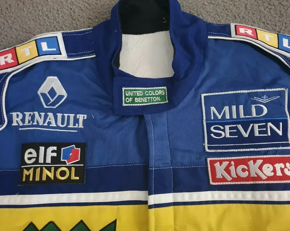 F1 MICHAEL SCHUMACHER BENETTON Embroidered race suit