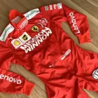 Charles Leclerc's Race Suit from 2019, featuring Mission Winnow Embroidery