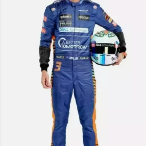 Daniel New McLaren go kart racing suit.