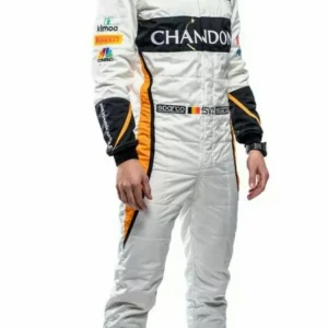 F1 Chandon SV 2 McLaren Printed race suit CIK FIA approved.