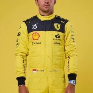 New Charles Leclerc Ferrari Kart Suit - Elevate Your Racing Experience