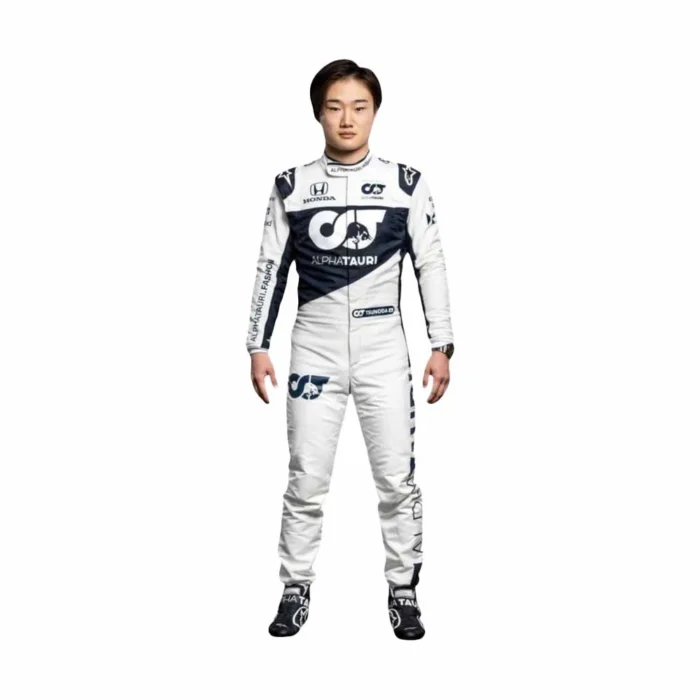 2021 Yuki Tsunoda Rookie Season AlphaTauri F1 Suit