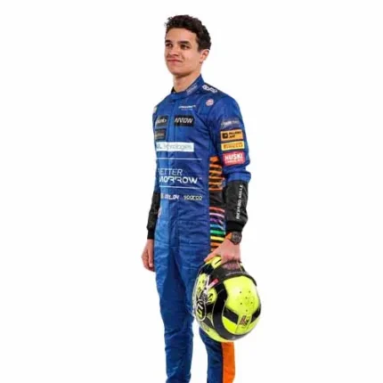 2020 Lando Norris McLaren Formula 1 Team Racing Suit - Image 2
