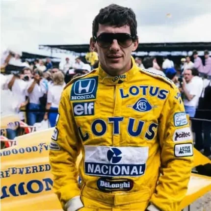Ayrton Senna Printed Lotus F1 Race Suit