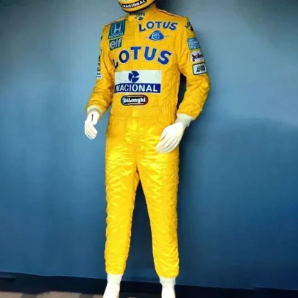 Ayrton Senna Printed Lotus F1 Race Suit