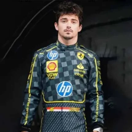 Charles Leclerc Scuderia Ferrari HP's Carbon-Fibre Race Suits Italian Grand Prix