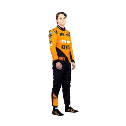 Excellent 2024 Oscar Piastri Mclaren F1 Race Suit - Image 3