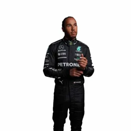 2023 Lewis Hamilton PETRONAS Mercedes F1 Race Suit - Image 2