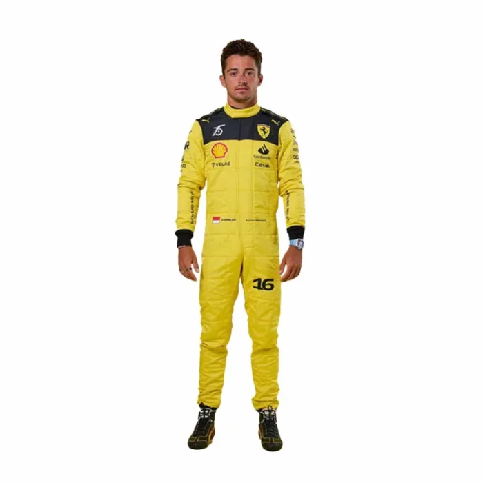 Charles Leclerc Ferrari's 75th anniversary Suit Special Edition