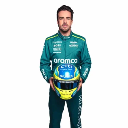 Fernando Alonso 2024 Race Suit Aston Martin F1
