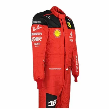 2023 Carlos Sainz Race Scuderia Ferrari F1 Race Suit - Image 2