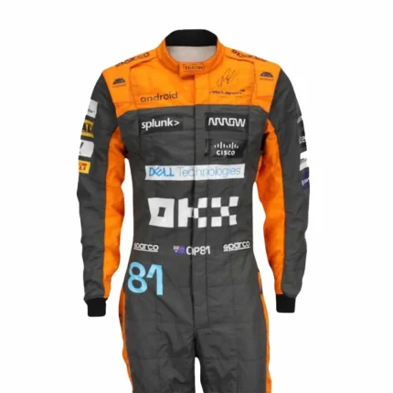 2023 New Oscar Piastri Race Suit Team McLaren F1 - Image 3