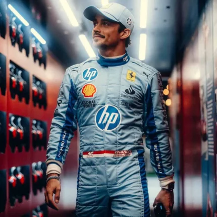 2024 Charles Leclerc HP Scuderia Ferrari Miami GP Race Suit F1 - Image 3