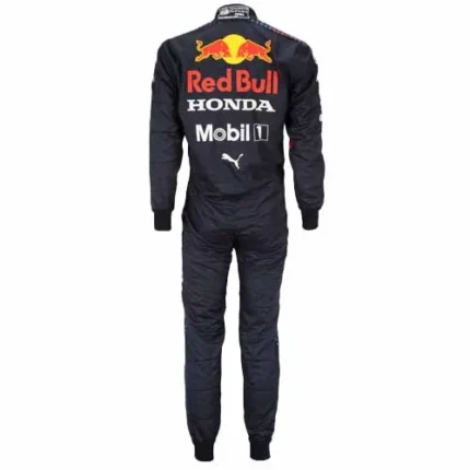 Max Verstappen 2021 Redbull Racing Honda Replica F1 Race Suit - Image 3