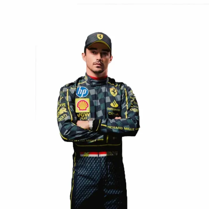 Charles Leclerc Scuderia Ferrari HP's Carbon-Fibre Race Suits Italian Grand Prix