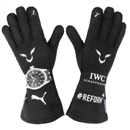 2020 Lewis Hamilton F1 Black Racing Gloves