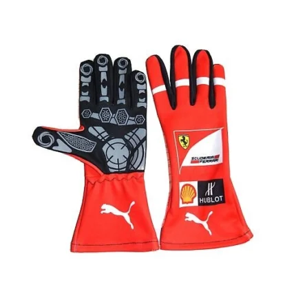 Ferrari F1 Go Karting Gloves Racing Gloves