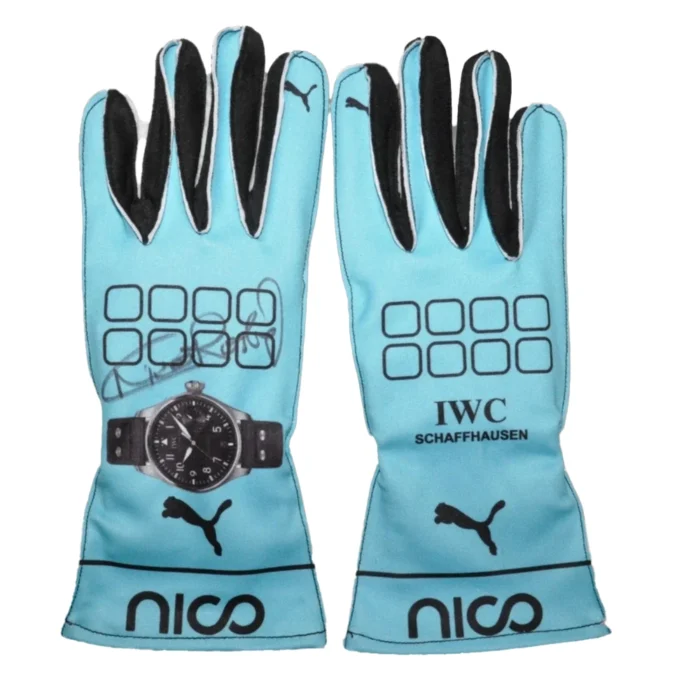 Nico Rosberg Signed 2016 Replica Gloves Pair