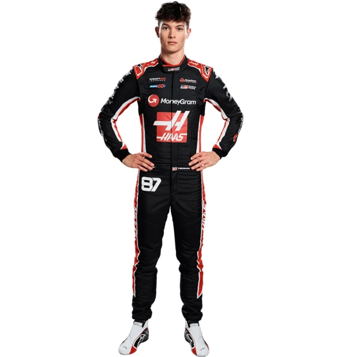 Oliver Bearman 2025 Hass F1 Race suit